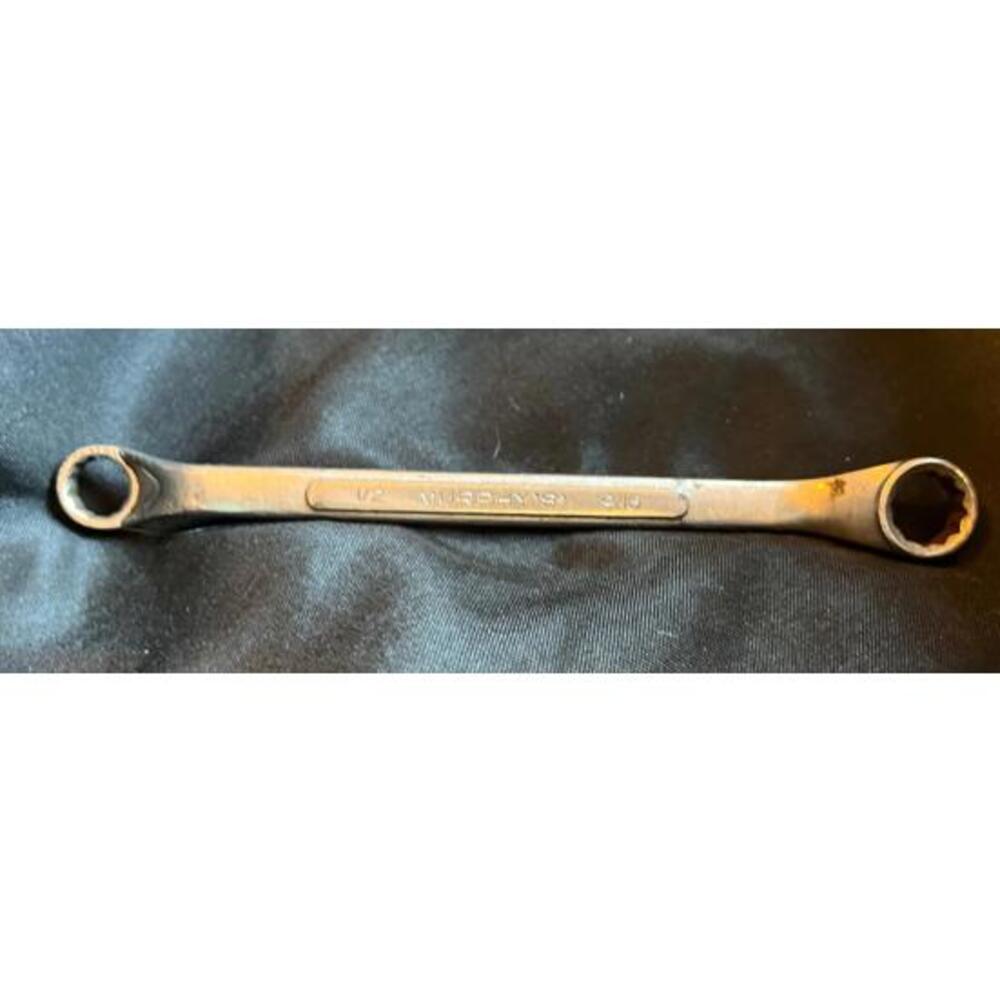 VINTAGE MURPHY’S JAPAN 1/2" x 9/16" AF DOUBLE ENDED RING SPANNER TOOLS